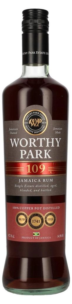 Worthy Park 109 Single Estate Jamaica Rum 54,5% Vol. 0,7l