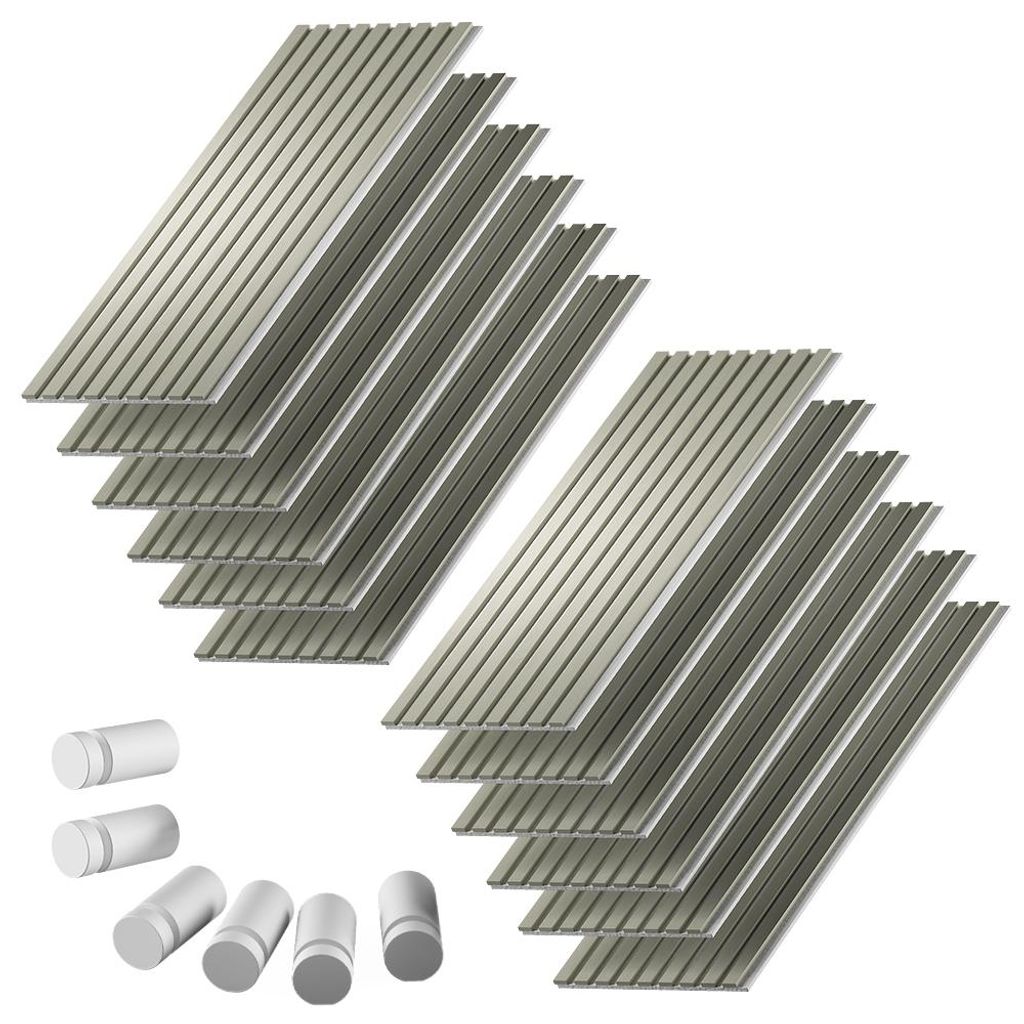 Akustikpaneel Vicco Sonoa Salbeigrün/Weiß 12er Set, Model Produktbild 