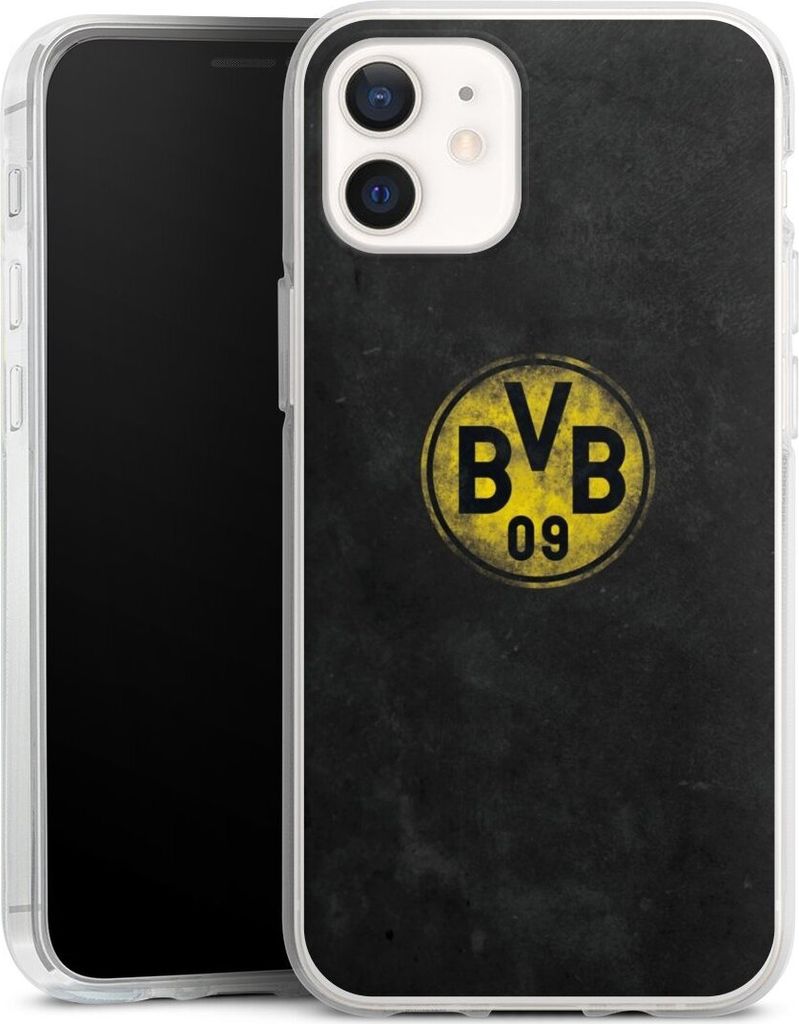 DeinDesign Handyhülle für Apple iPhone 12 mini Silikon Hülle Case Smartphone Schutzhülle BVB Borussia Dortmund Fanartikel