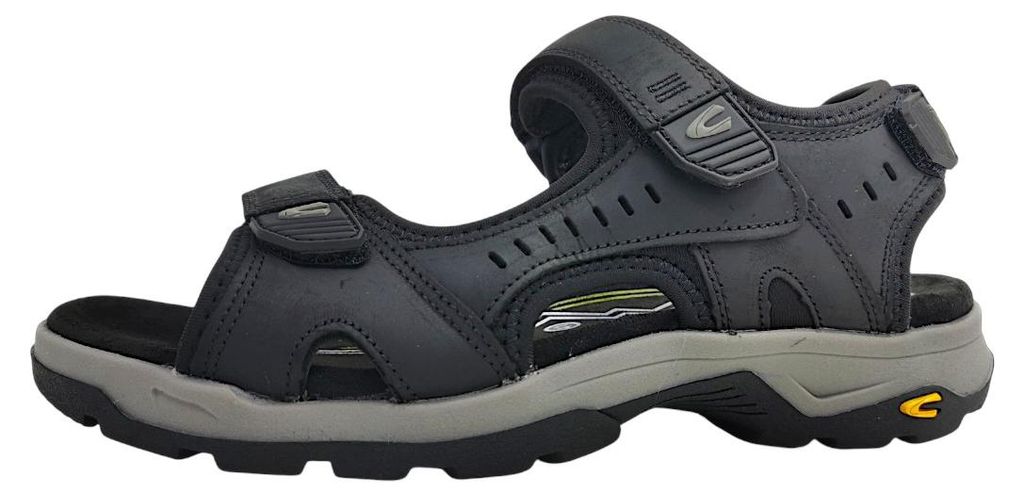 Camel Active - Sandales pour hommes, couleur noire, style Image du produit 