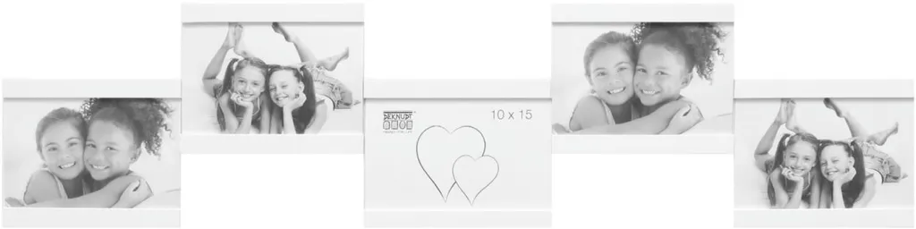 Cornice Bianca S68RK1 5 Foto 10x15 | Convenienza e Stile Multiplo