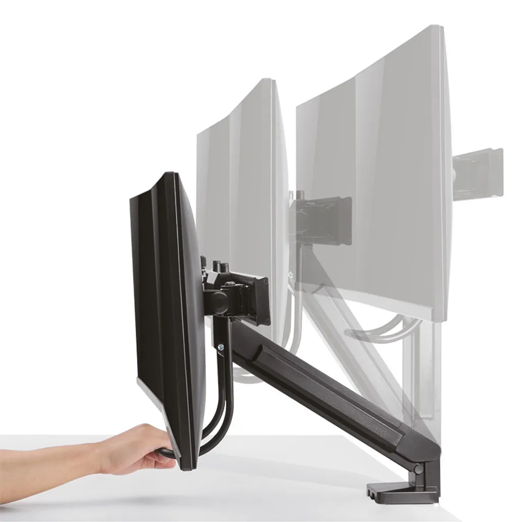 Double Support Écran Ergonomique pour Bureau Télétravail 17-27" - 5