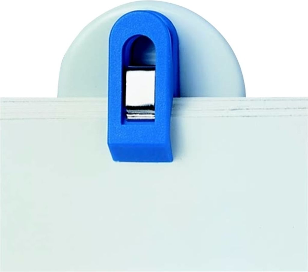 Halteclip selbstklebend 30mm VE=2 Stück blau