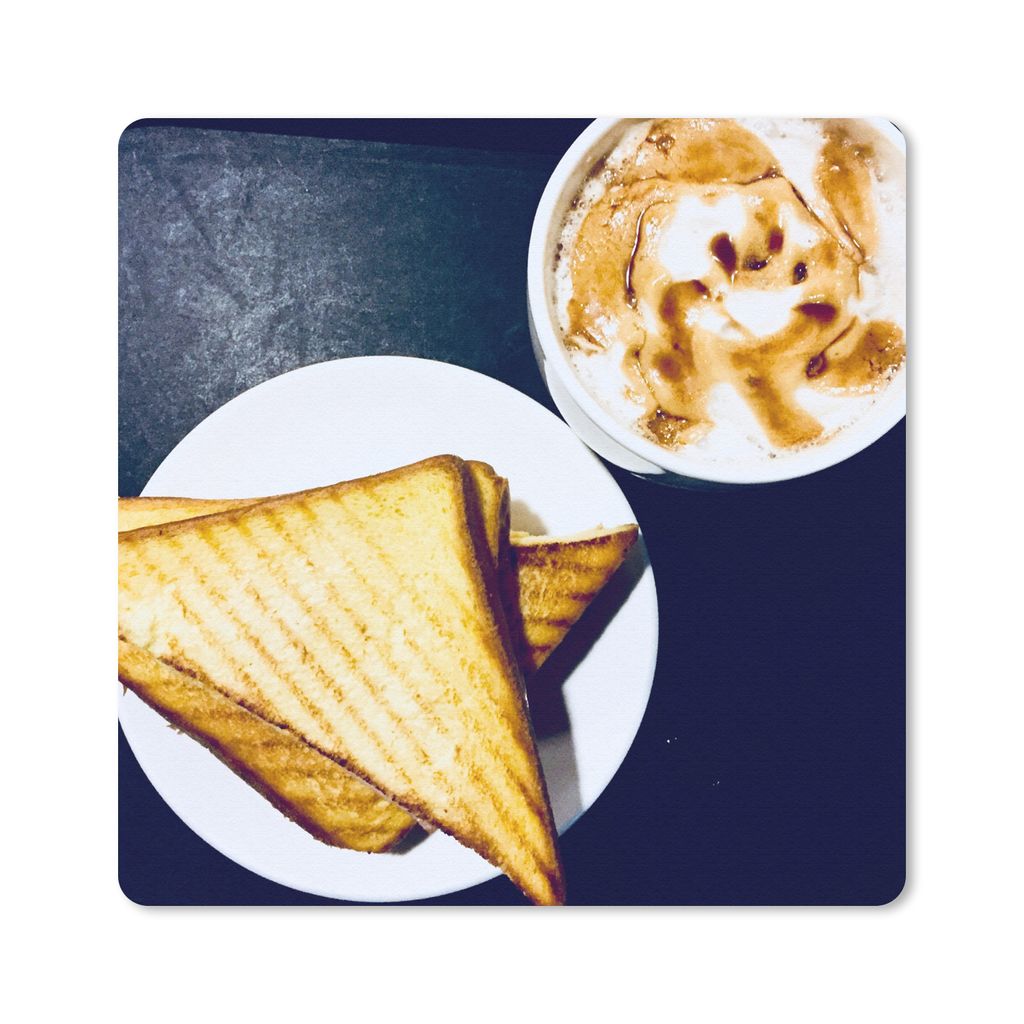 MuchoWow® Mauspad Mousepad Ein gutes Frühstück mit einem Produktbild 