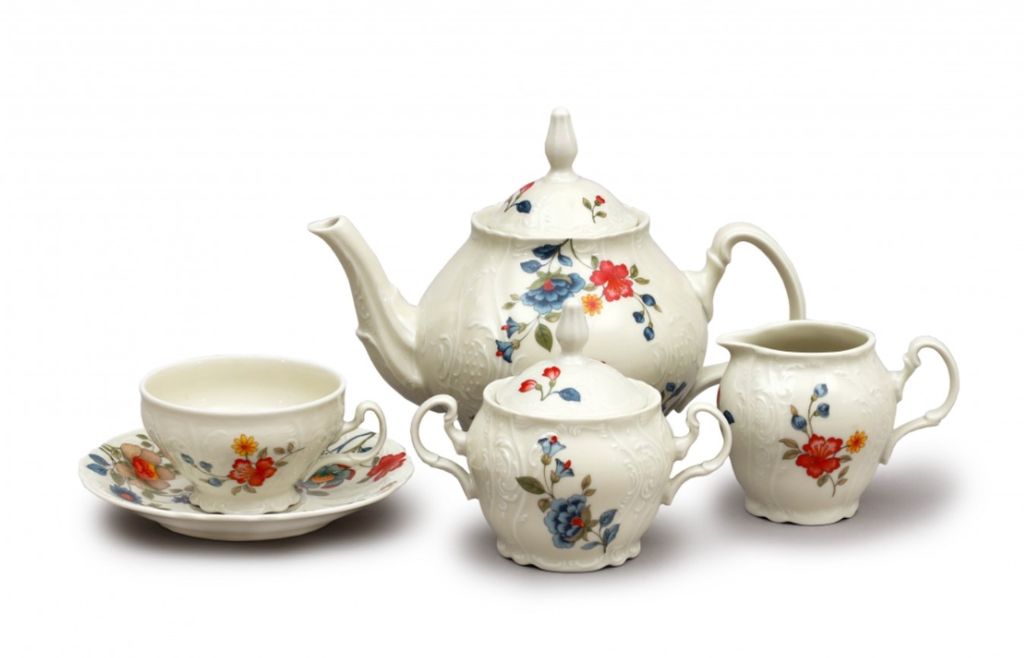 Thun 1794 Bernadotte, serwis do herbaty, kość słoniowa, Zdjęcie produktu 