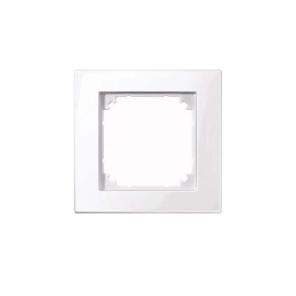 Cadre M-PLAN Merten blanc actif simple pour rénovation électrique 515125