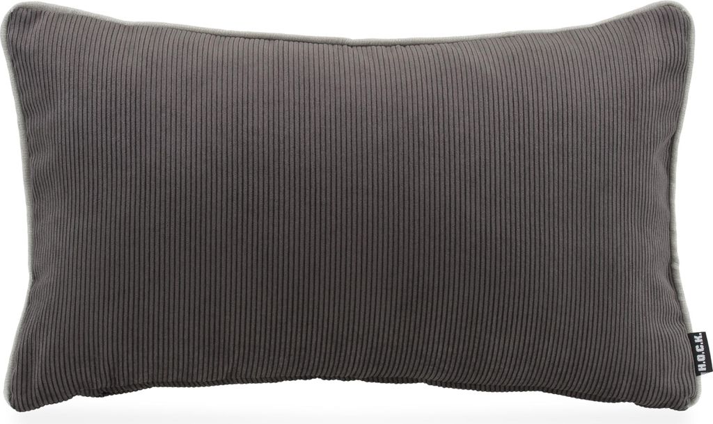 H.O.C.K. Vandel Kissen Cord 50x30cm dunkelgrau col. 16