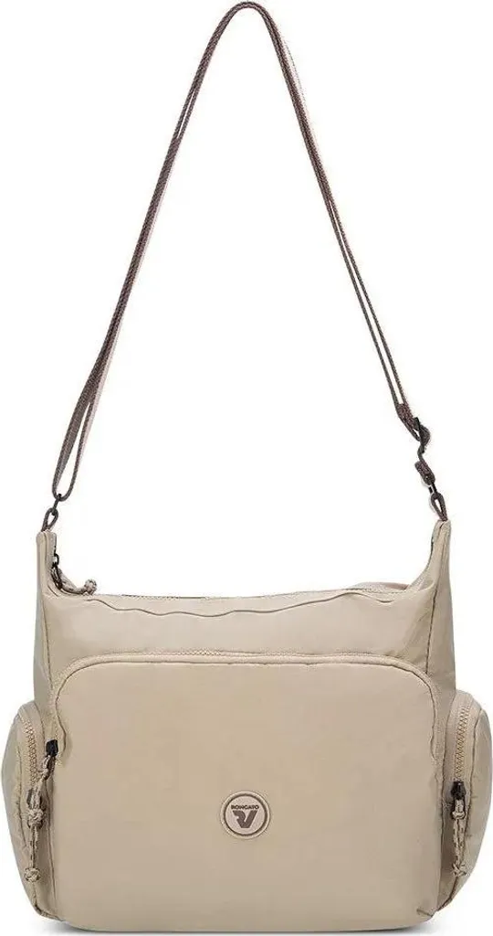 Sac de Voyage à Roulettes Roncato Rolling Hobo Beige - Format Cabine Idéal