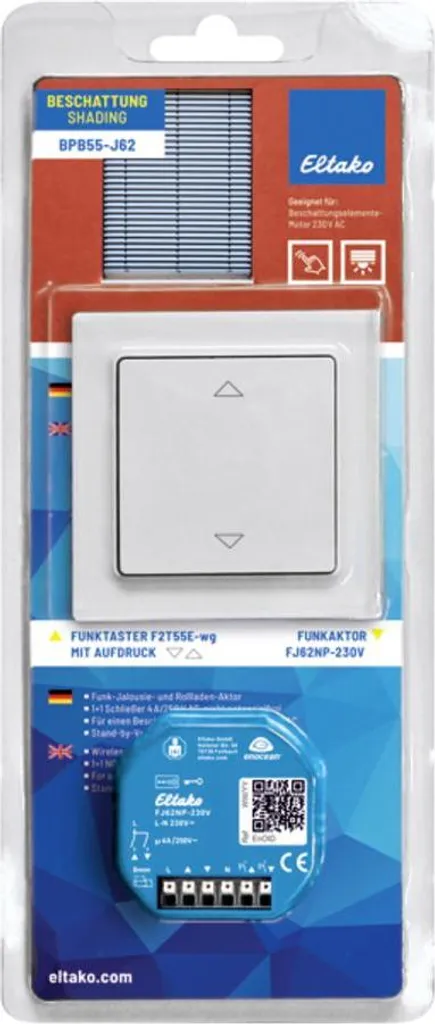 Eltako BPB55-J62 Solution Ombrage sans Fil pour Volet et Store 55mm