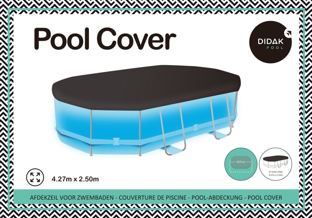 Didak Abdeckung für ovaler Pool 427 x 250 cm Produktbild 1
