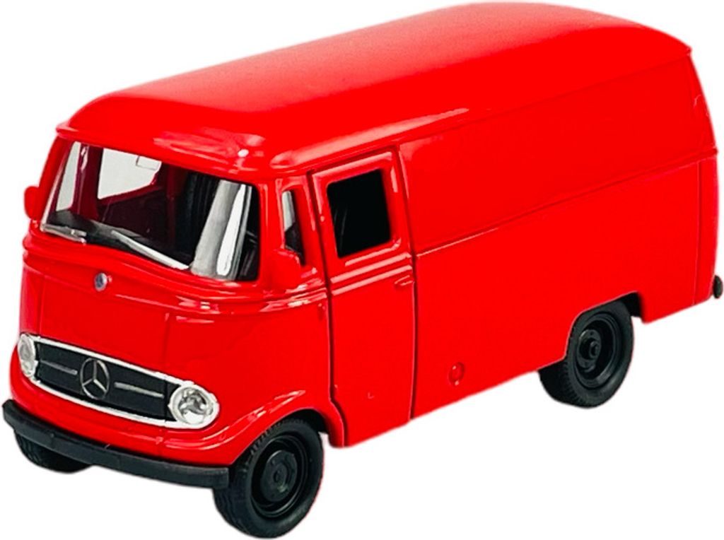 Welly Old Timer Mercedes-Benz L319 Rot 1:34-1:39 Die Cast Metall Modell Neu im Kasten 43755