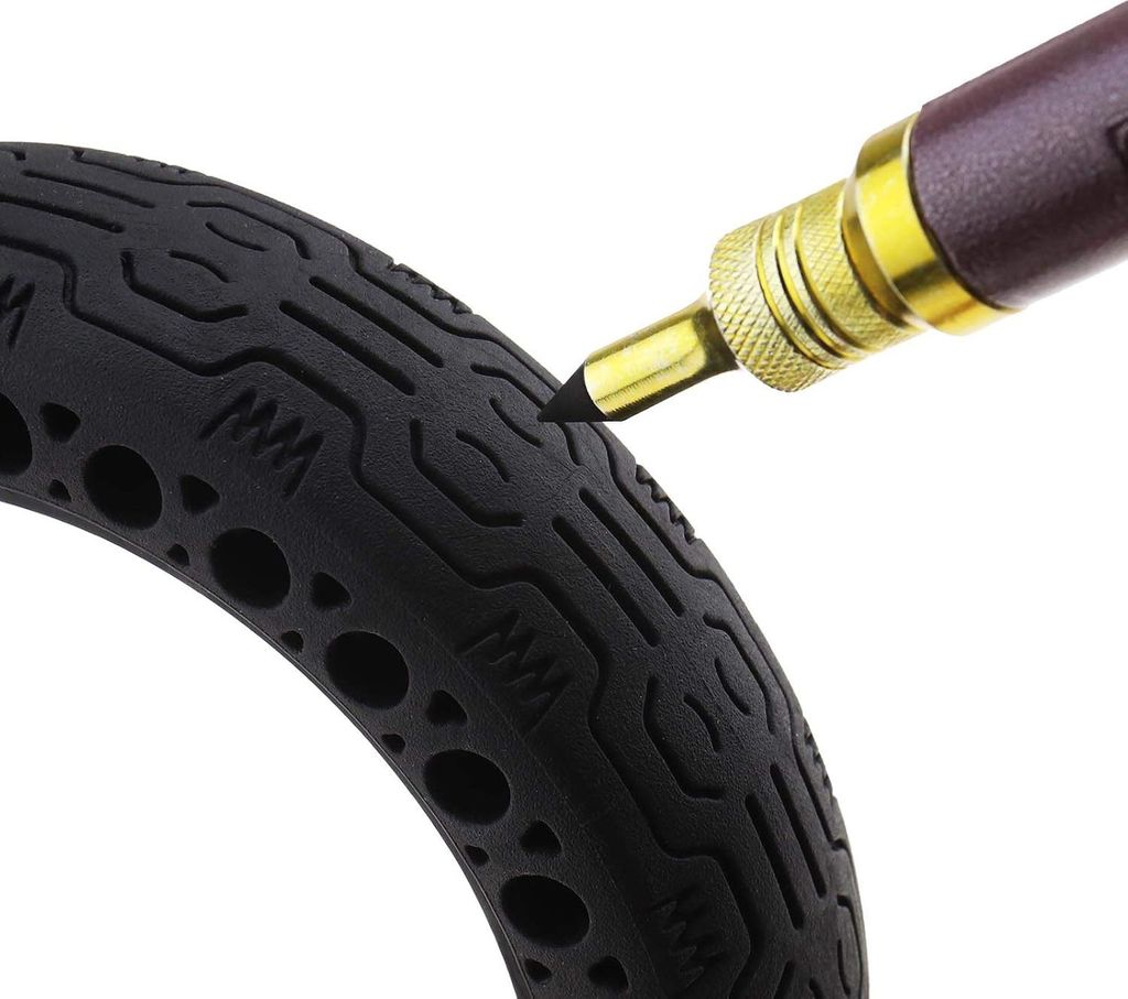 Tubeless Reifenreparaturset - Reifenreparatur mit Aufbewahrungsbox für Autos mit runden Löchern.