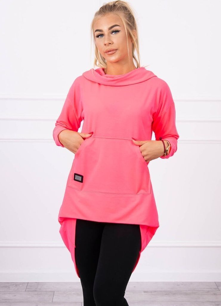Kesi Langes Sweatshirt für Damen Grafeuta neon pink Universal