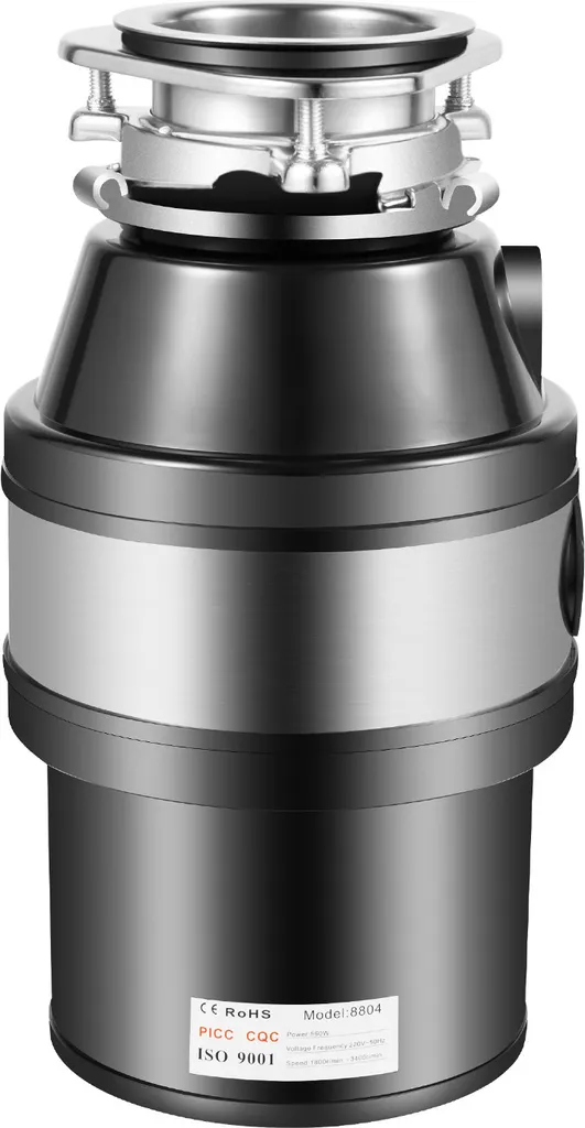 Broyeur de déchets alimentaires compact 1200ml en inox haute densité