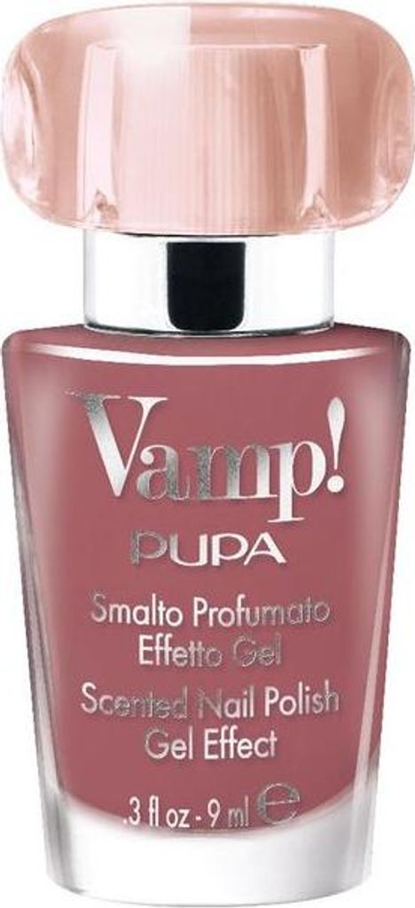 Pupa Milano Vamp! Scented Nail Polish Gel Effect 127-Shiny Leather 9ml