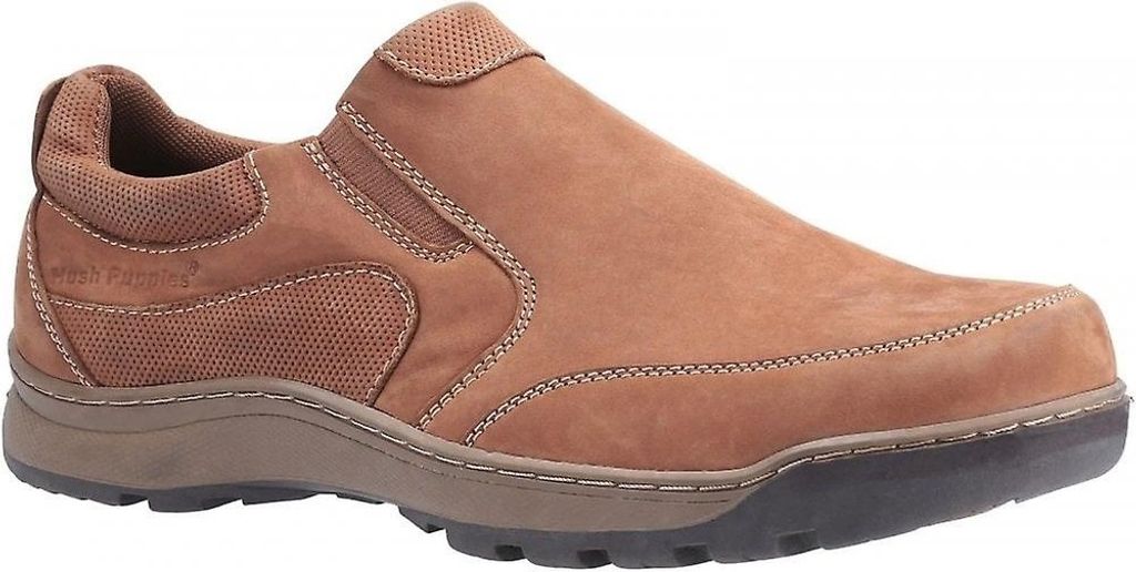 Hush Puppies Herren Leder-Slipper Jasper FS6073 (43 EU) (Hellbraun)