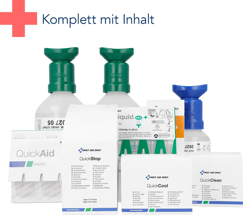 Kit secours DIN EN 15154-4 : solution d'urgence contre les projections - 3