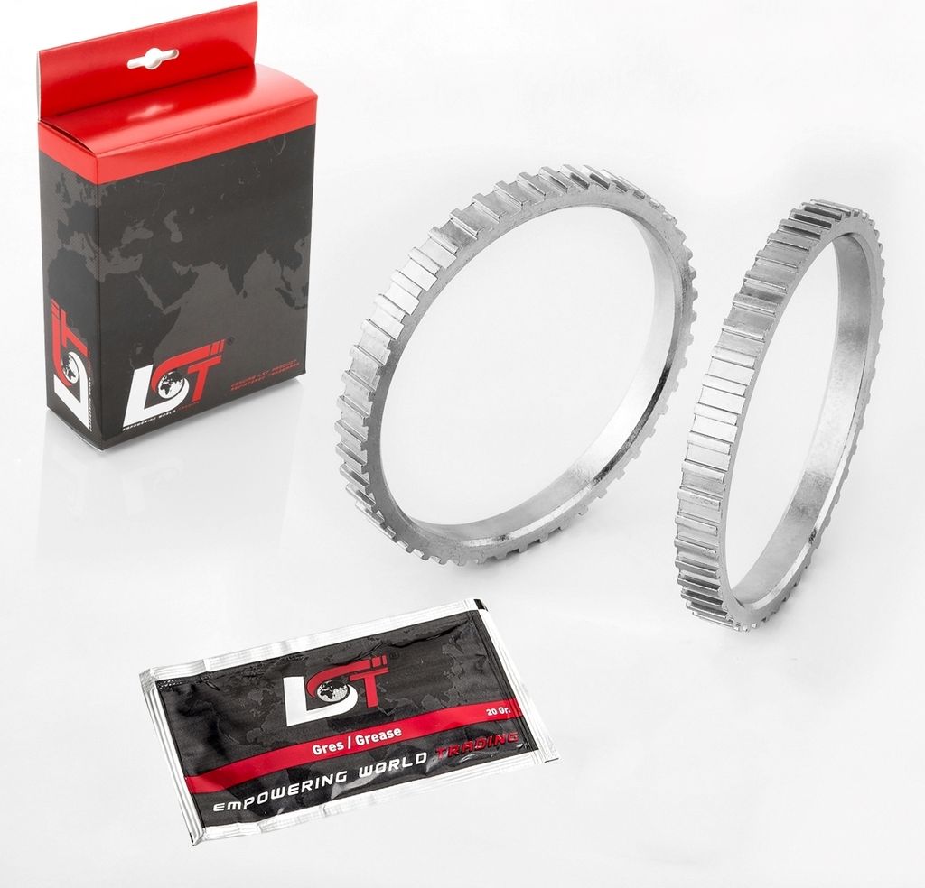 2X Abs Ring Sensorring Vorderachse Beidseitig 48 Zähne Für Peugeot 406 806 Neu