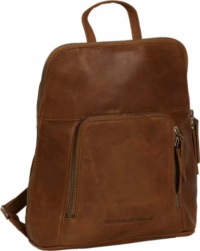 Sac à dos compact en cuir souple avec compartiments malins