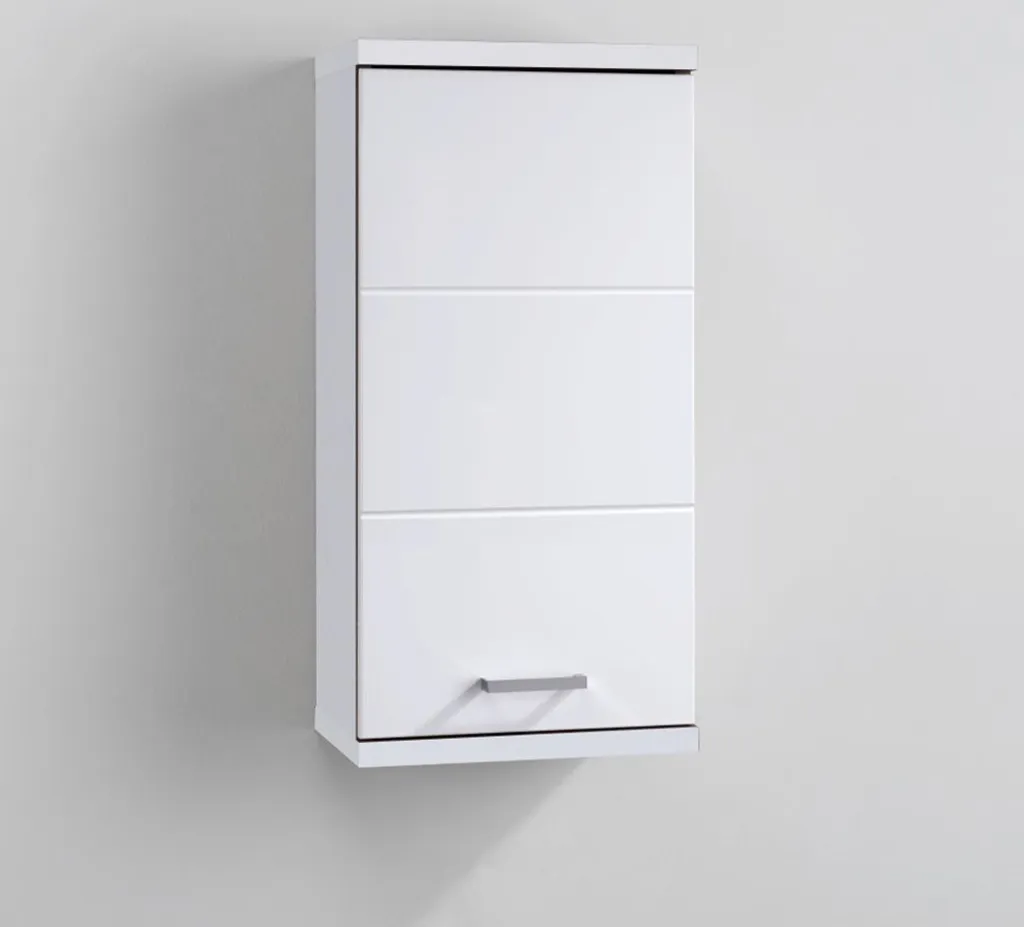 Lula Wand Armoire de salle de bains Karina Blanc - Meuble de rangement