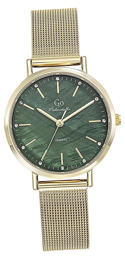Girl Only GO Damen Armbanduhr Mademoiselle Quarz-Uhr Edelstahl gold D2UGO695663