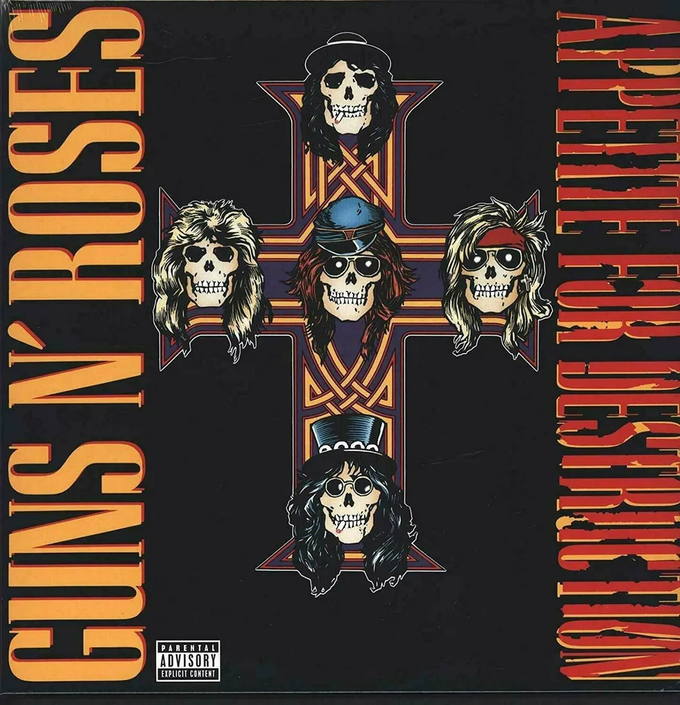 Album Vinyle Guns N' Roses Appetite For Destruction 2 LP Son Analogique