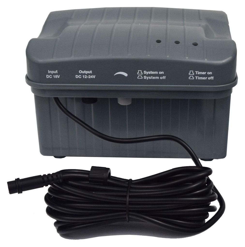 Agora-Tec® Steuerbox-Akku-Solar 20W-BL Produktbild 