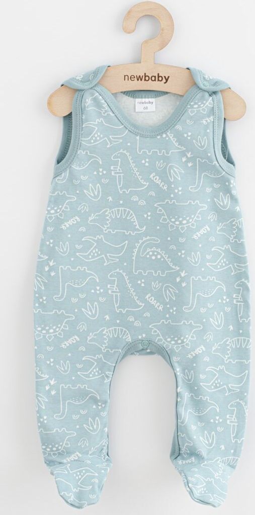 Neu Baby Classic II Baby-Strampler Dino mint, Gr. 74 (6-9m) Produktbild 