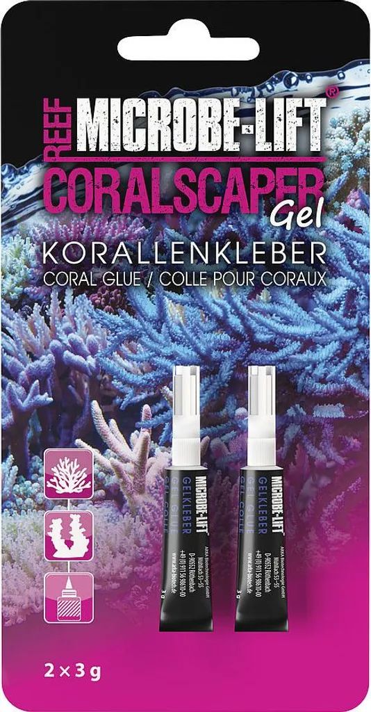Supercolla Coralli Microbe-Lift Coralscaper 2x3g | Gel Rapido Reef