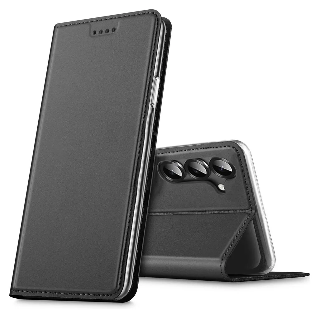 Custodia a Libro Samsung Galaxy A56 5G: Cover Portafoglio in Pelle Slim
