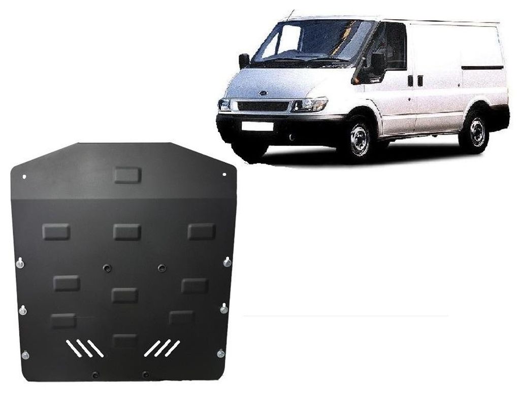 Unterfahrschutz für Motor und Getriebe aus Stahl für Ford Transit - Hinterradantrieb