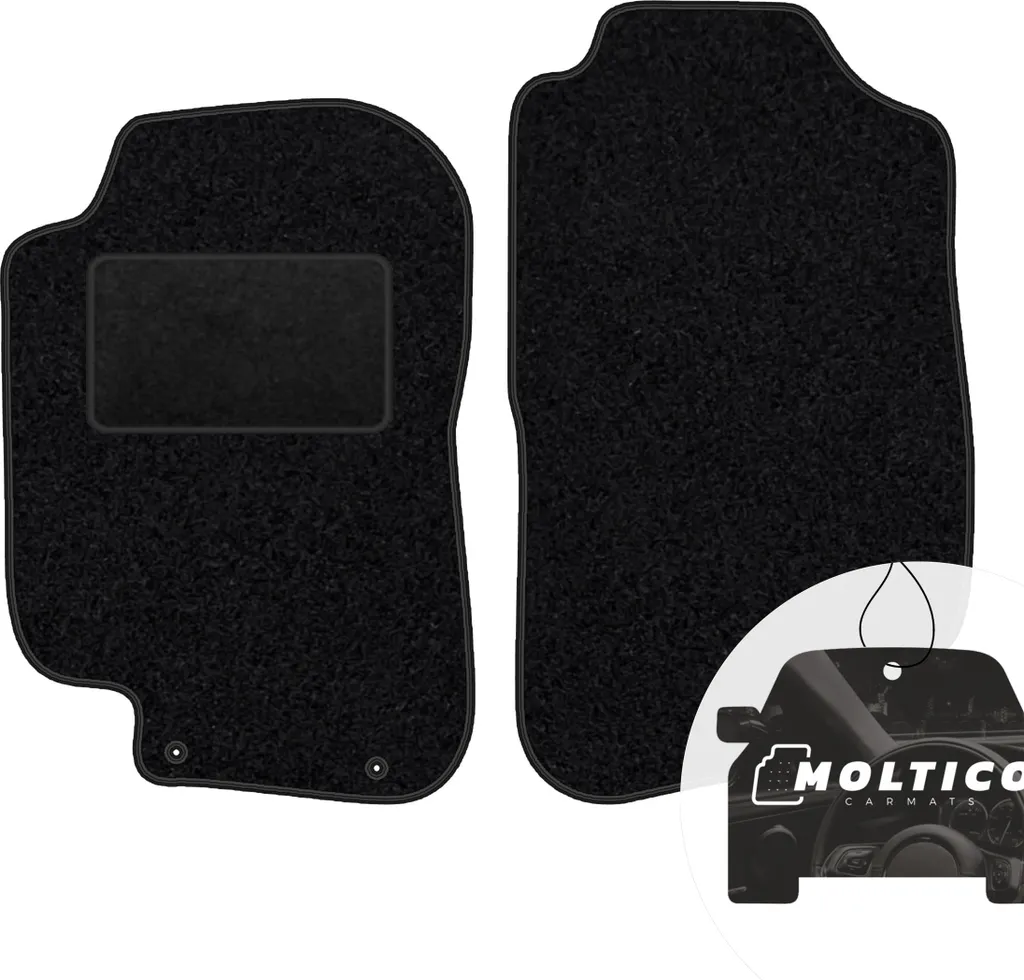 Tappetini Auto Anteriori Saab 95 1998-2006 Velours Nero moto-MOLTICO