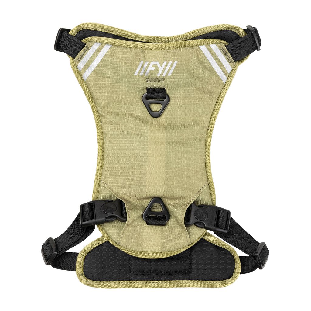 Gr: XL / Khaki - FuzzYard Active Go Hundegeschirr - Speziell für aktive Hunde