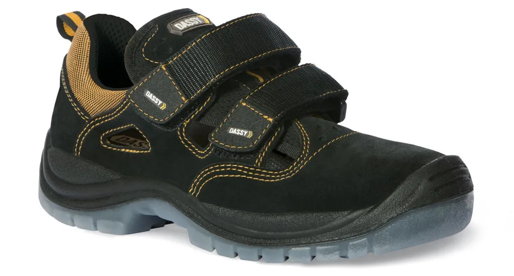 Sandale de sécurité DASSY Achilles S1P noire 39 pour entrepôt et atelier