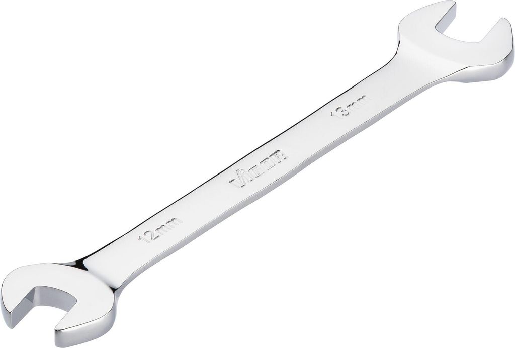 VIGOR Doppel-Maulschlüssel V7730-12X13 Außen Sechskant Profil SW 12 x 13 mm