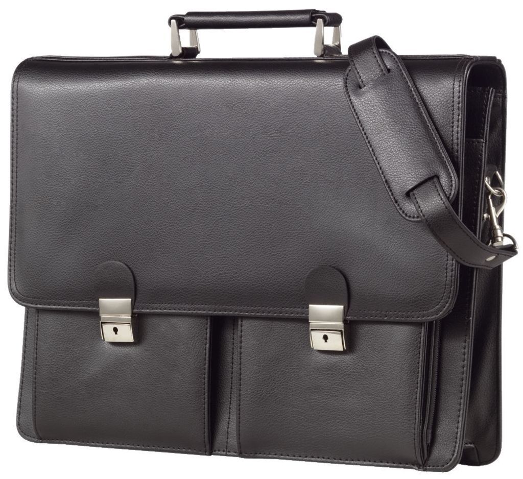 Alassio Aktentasche "VENETO", Leder, schwarz (47117) Image du produit 
