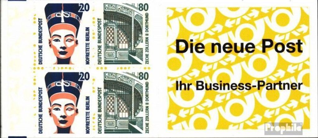 Briefmarken BRD (BR.Deutschland) 1993 Mi MH28b (kompl.Ausg.) postfrisch Sehenswürdigkeiten