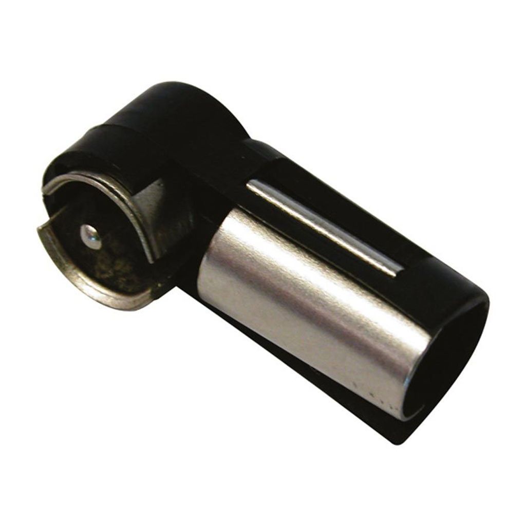 Antennenstecker Winkel schwarz 3,5 cm
