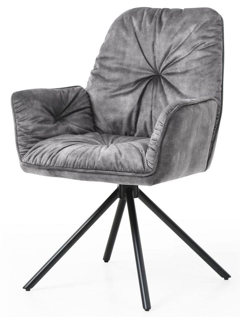 Sedia con funzione a 360°, grigio Immagine del prodotto 