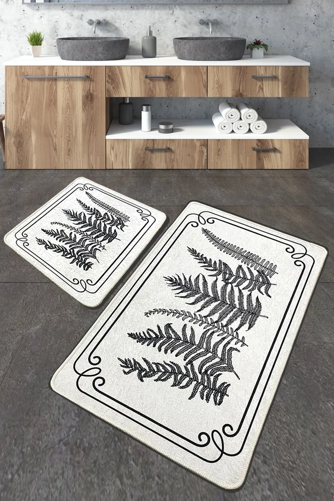 Tapis de bain Mijolnir Tokyo CHL5275 Multicolore 100% Polyester 700g/m²