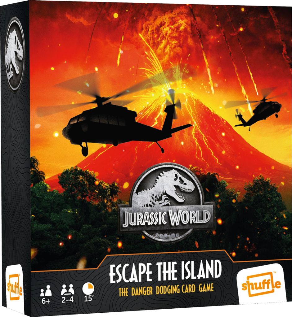Jurassic World: Flucht Von Der Insel Label Cartamundi