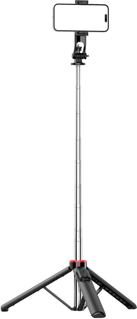 Selfie-Stick mit Stativ und Dualbeleuchtung – 1,75m – Produktbild 