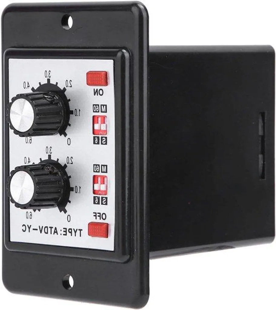 Minuteur double temporisation 220V avec réglage manuel haute précision