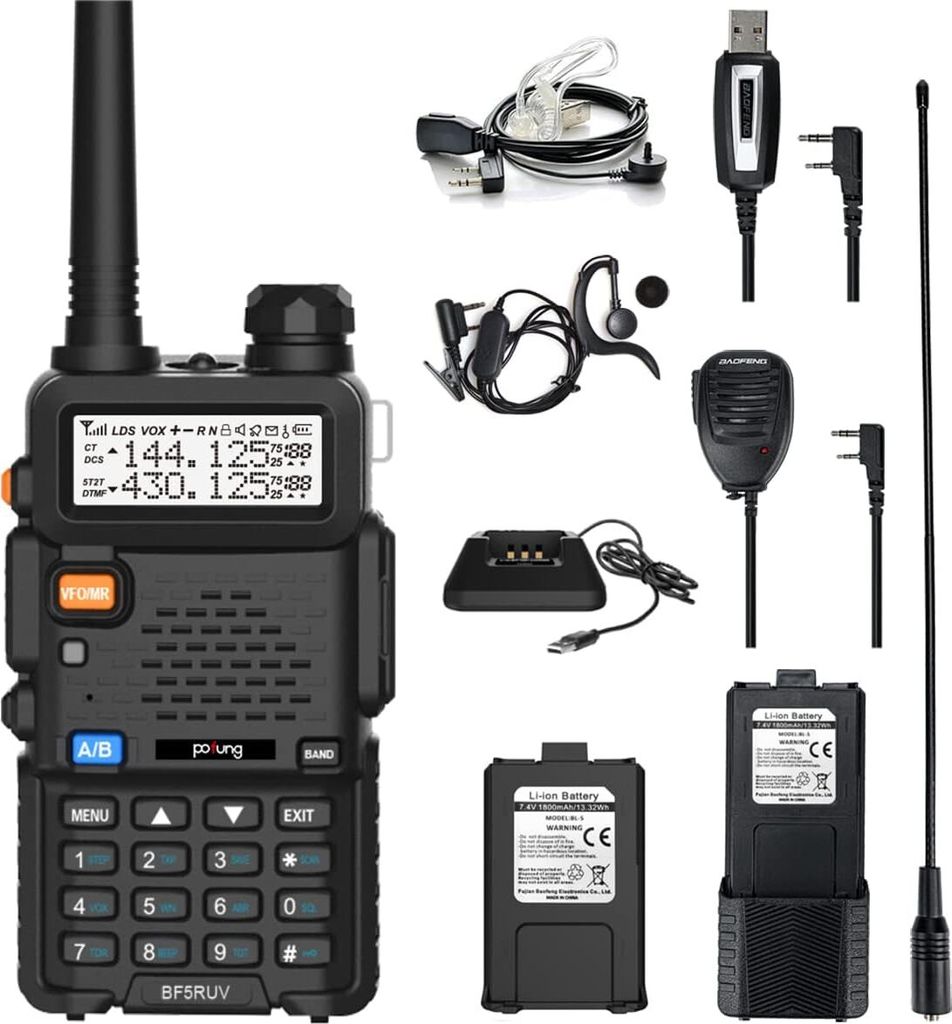 Radio station pofung, 7,4 W, 3800 mAh, USB, 22 x 15 x 11,7 Immagine del prodotto 