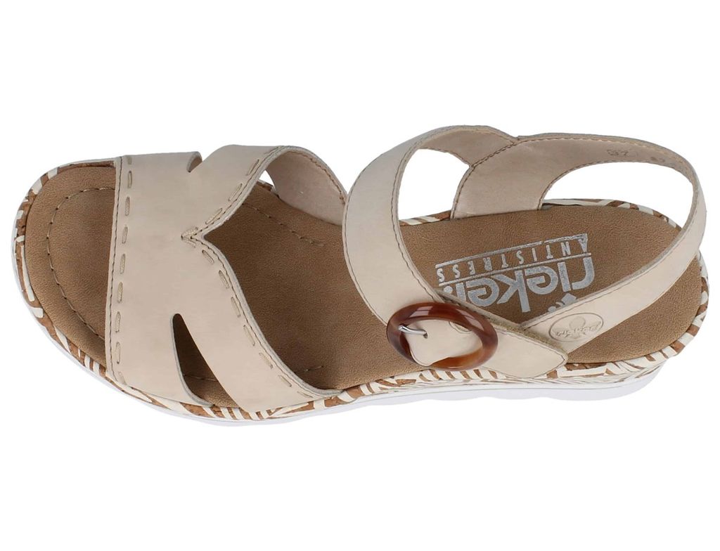 Rieker Keilsandaletten 67173 Damen 31353430373139 Beige 37 Produktbild 86
