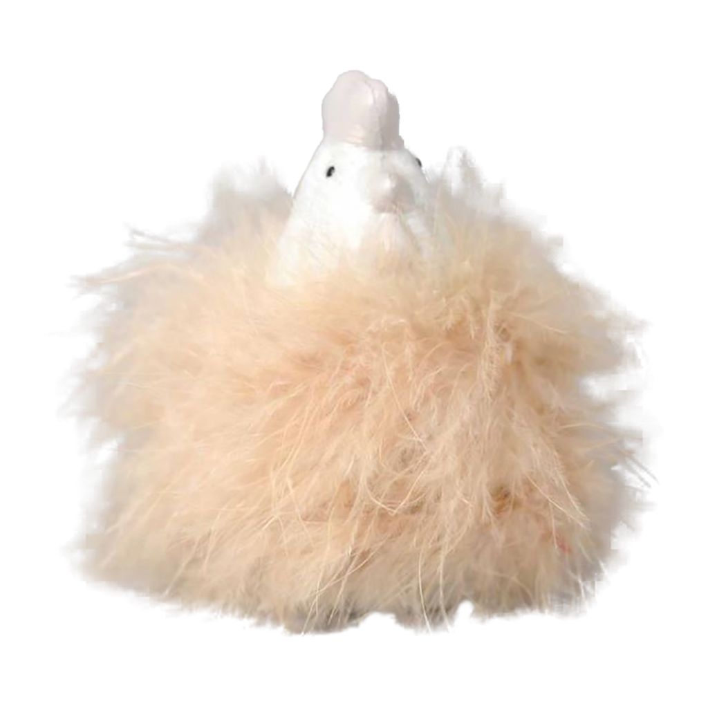 Rasteli Küken auf Daunenfedern Braun D 4,5 x 5,5 x H 7,5 cm Sonderangebot 3 Stück