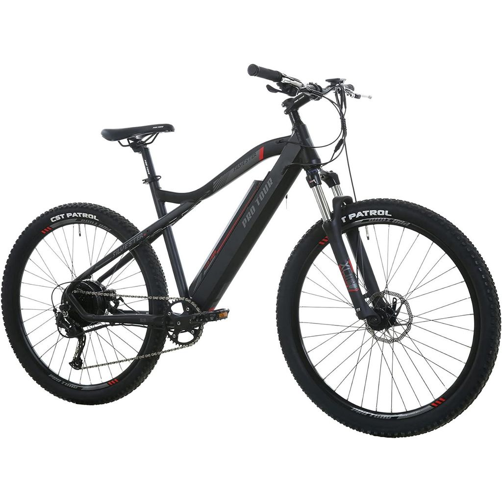 ZMH E-Mountainbike Elektrofahrrad Pedelec Rot E-Bike 27,5 Zoll 250 W Heckmotor 36V/13 Ah Akku 9 Gang Shimano Kettenschaltung Reichweite 50-90 km