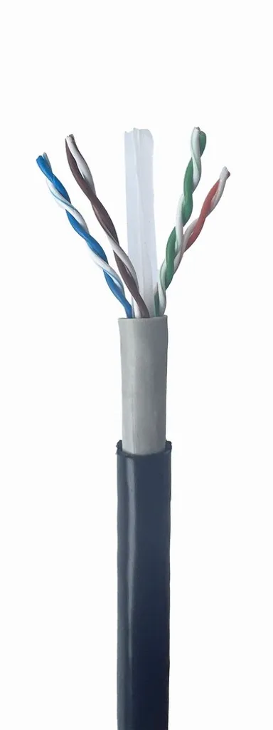 Câble Ethernet CAT6 Extérieur UTP Gembird Noir de 305 m Massif - 2