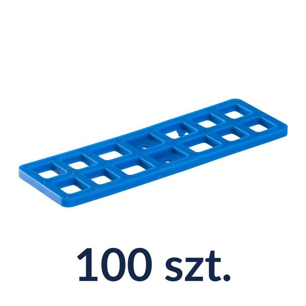 Montageunterlagen für hohe Belastungen 160 × 50 mm, Stärke 5 mm, Distanzplatten bis 4 Tonnen – 100 Stück