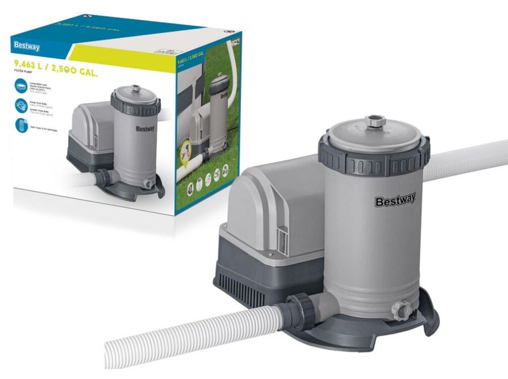 Filterpumpe für Schwimmbad 9463l/h Bestway 58391 Produktbild 